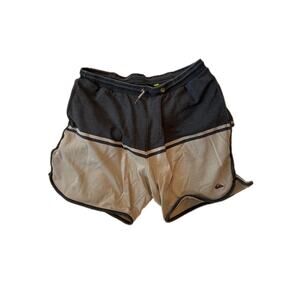 Quicksilver Black Gray Sweatshorts Shorts Mens XL